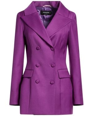Rochas Blazer Virgin Wool, Polyamide, Elastane - Purple