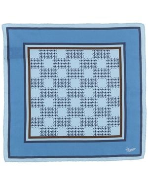ZEGNA Light Ties & Bow Ties Cotton, Silk - Blue