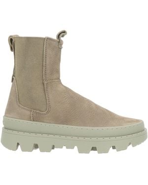 Satorisan Military Ankle Boots Leather, Elastic Fibers - Brown