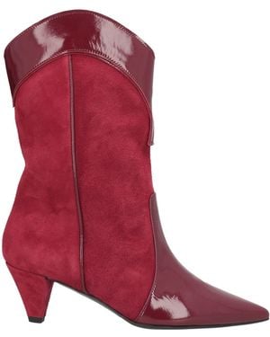 Marc Ellis Ankle Boots - Red