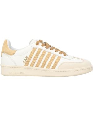 DSquared² Cream Trainers Leather - Natural