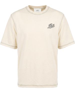 Ami Paris T-Shirt Organic Cotton - Natural