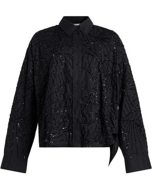 Essentiel Antwerp Shirt Cotton, Glass - Black