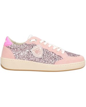 Blauer Trainers Leather, Textile Fibres - Pink