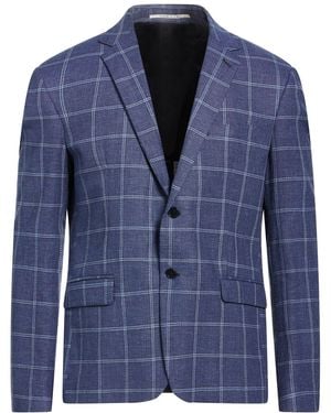Exibit Blazer Cotton, Linen - Blue