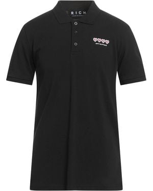 John Richmond Polo Shirt Cotton - Black