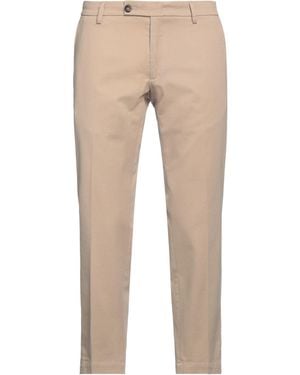 Messagerie Luxe Fabrics Trousers Cotton, Elastane - Natural