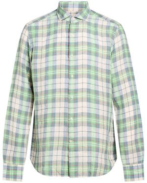 Savile Row Shirt Linen - Green