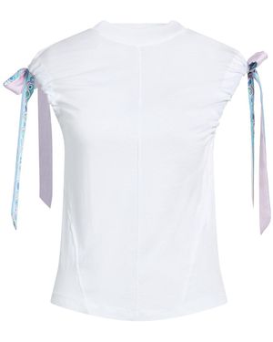 PUCCI T-Shirt Modacrylic, Cotton - White