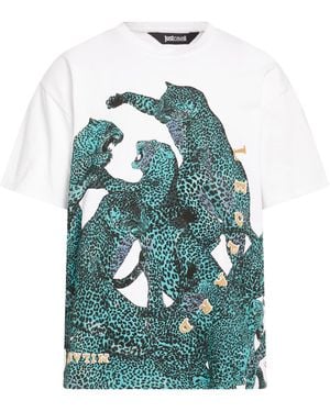 Just Cavalli T-Shirt Cotton - Blue