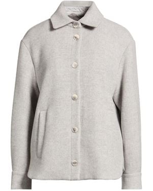 Peserico Jacket Virgin Wool, Polyamide, Polyester, Cashmere - Gray