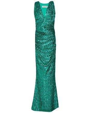 La Petite Robe Di Chiara Boni Emerald Maxi Dress Polyester - Green