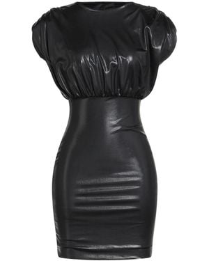 Pinko Denim Mini Dress Polyester, Elastane, Polyurethane - Black