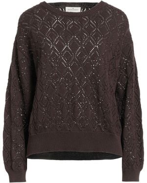 Bruno Manetti Jumper Cotton - Brown