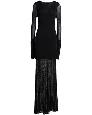 Proenza Schouler Maxi Dress Viscose, Polyamide - Black