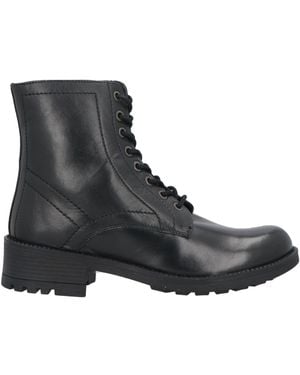 CafeNoir Botines de caña alta - Negro