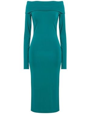 ANDAMANE Midi-Kleid - Blau