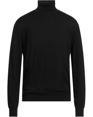 Canali Rollkragenpullover - Schwarz