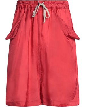 Rick Owens Shorts E Bermuda - Rosso