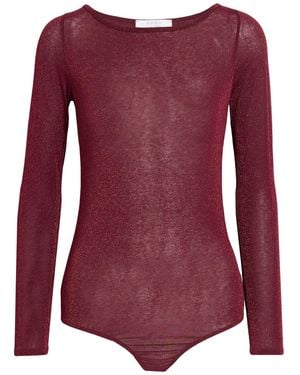 Kaos Burgundy Bodysuit Viscose, Polyester, Nylon, Elastane - Purple