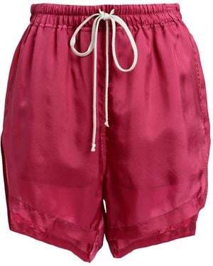 Rick Owens Shorts & Bermuda Shorts - Red