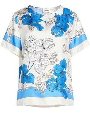 P.A.R.O.S.H. P.A.R.O..H. Top Silk - Blue