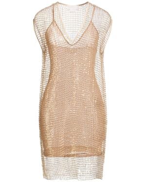 Genny Mini Dress Polyester - Natural