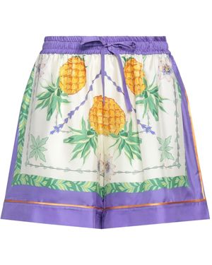 Franco Ferrari Shorts & Bermuda Shorts Silk - Grey