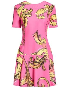 Versace Jeans Couture Mini Dress Polyester, Elastane - Pink