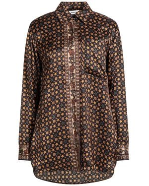 Sandro Shirt Viscose - Brown