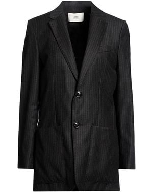 Ami Paris Blazer Virgin Wool - Black