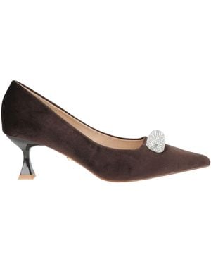 Twenty Four Haitch Court Shoes - Brown
