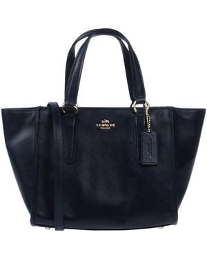COACH Midnight Handbag Soft Leather - Blue