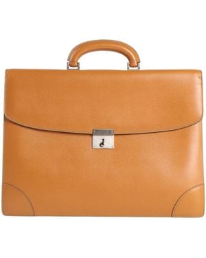 Valextra Handbag Calfskin - Brown