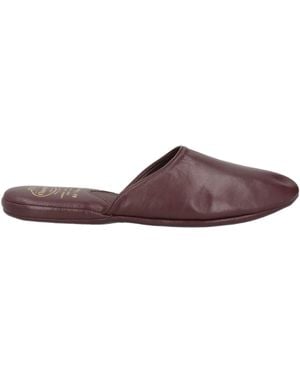 Church's Burgundy House Slipper Leather - Purple