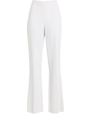 Ferragamo Trousers Viscose, Elastane - White