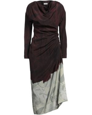 Dries Van Noten Maxi Dress Silk - Black