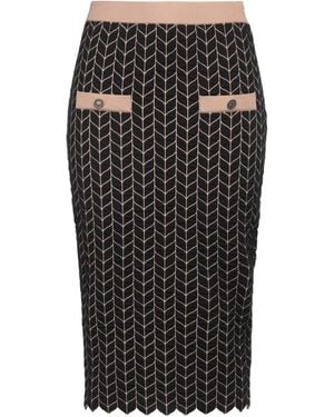 Elisabetta Franchi Gonna Midi - Nero