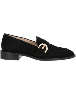 Stuart Weitzman Loafers Leather - Black