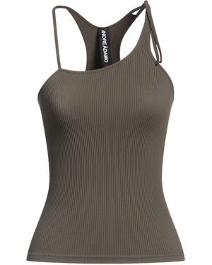 ANDREADAMO Military Top Polyamide, Elastane - Brown