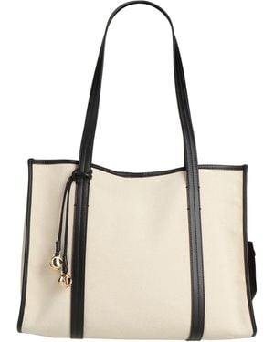 Sandro Cream Shoulder Bag Cotton, Cowhide - White