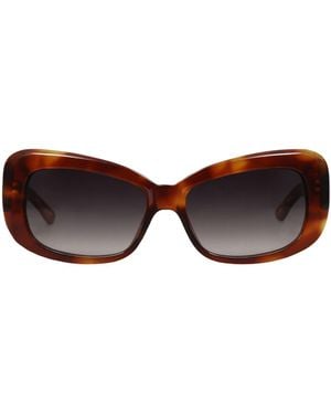 Linda Farrow Occhiali Da Sole - Marrone