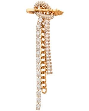Versace Single Earring Metal - White