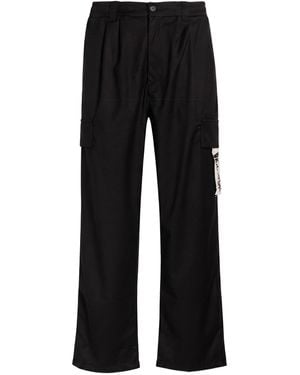 DISCLAIMER Trousers Polyester, Viscose, Elastane - Black