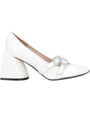 N°21 Court Shoes Leather - White