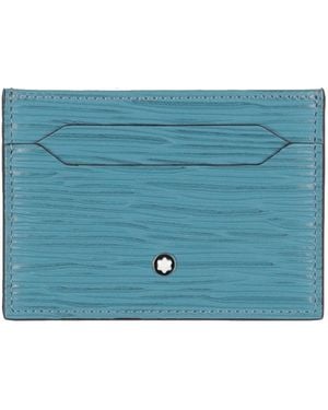 Montblanc Slate Cardholder Leather - Blue