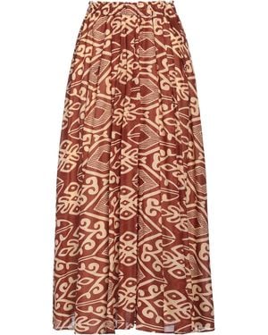 Niu Maxi Skirt Cotton - Red