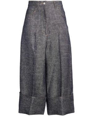 Givenchy Trousers Linen, Viscose, Hemp, Silk - Grey