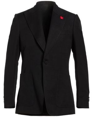 Lardini Blazer Viscose, Silk - Black