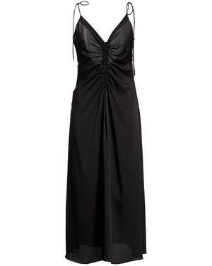 Sandro Midi Dress Polyester - Black